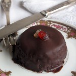 mini tarta sacher falsa